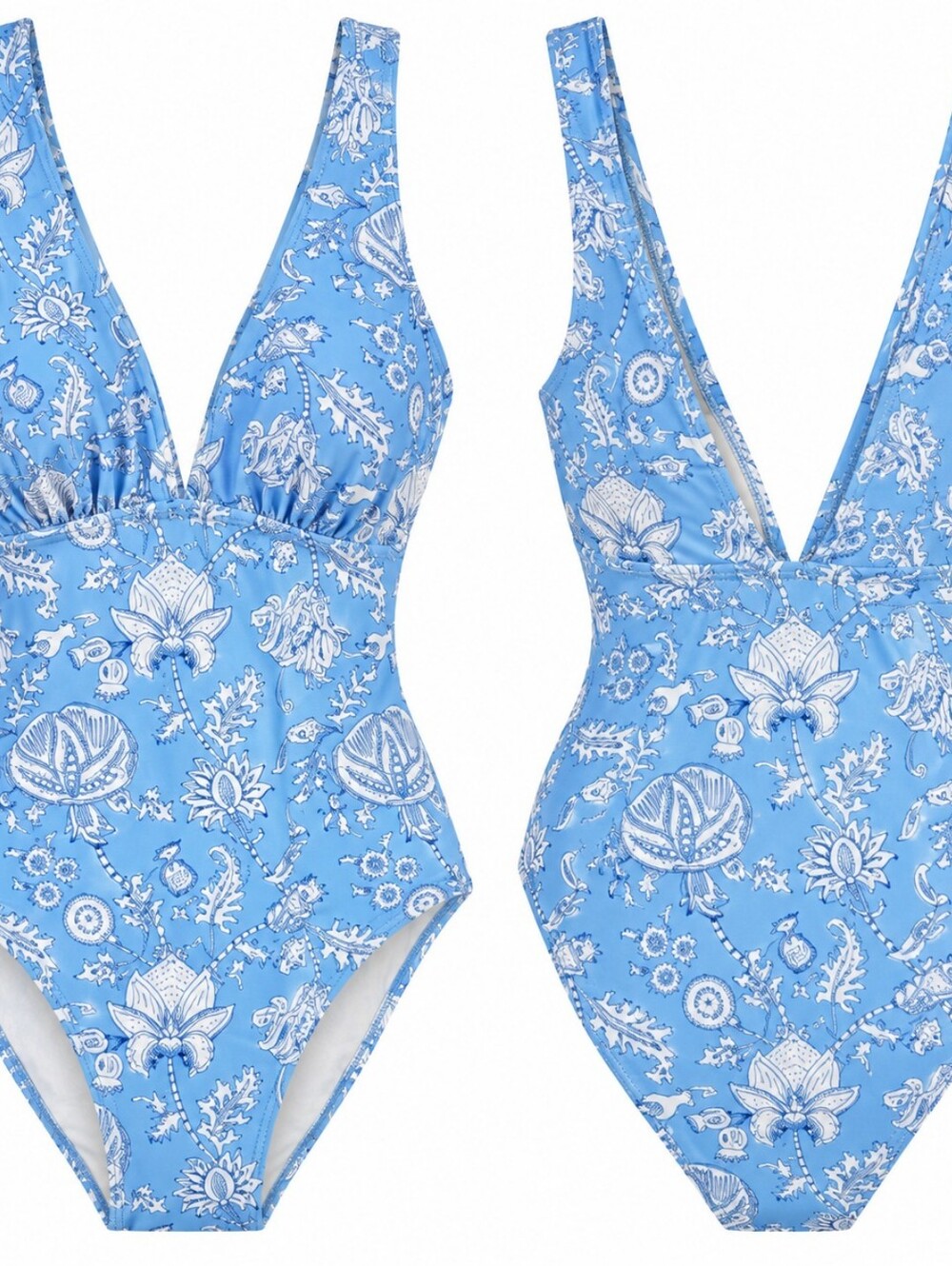 NWT Roller Rabbit Target Blue Seashell Coastal One Piece Swimsuit XS Nautical